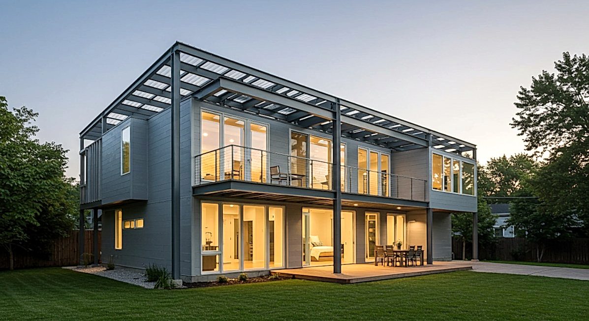 Geniş Aileler İçin İdeal: 2 Katlı Çelik Villa Modelleri